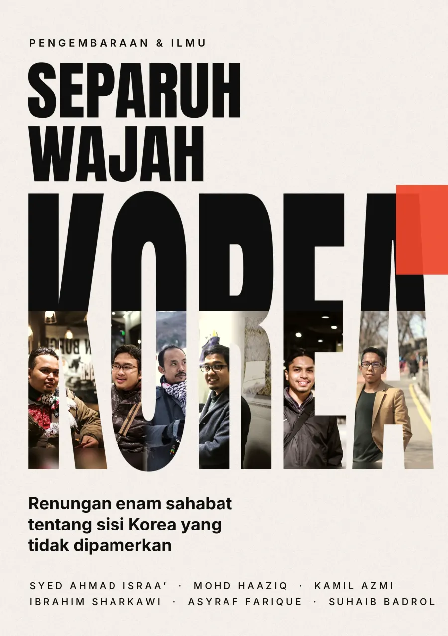 Kulit depan buku Separuh Wajah Korea